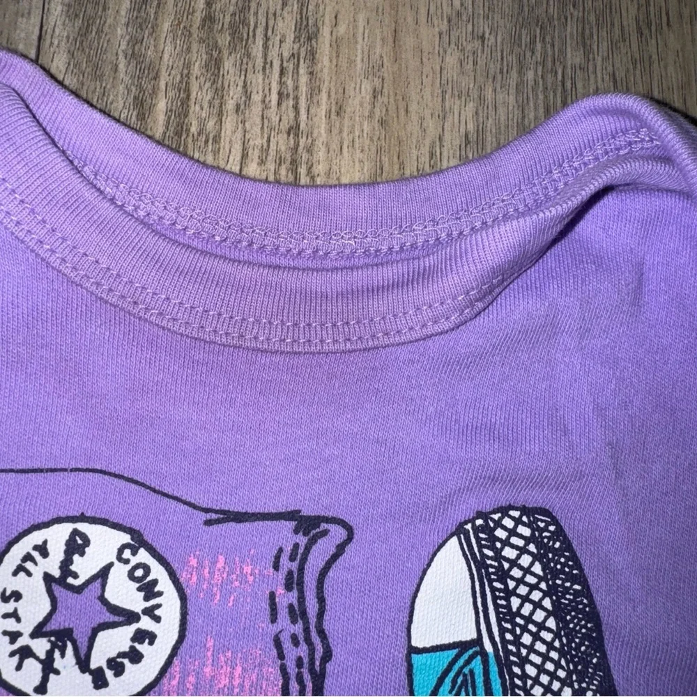 🩷3/$13🩷 Converse Kids Bodysuit Sneaker Print